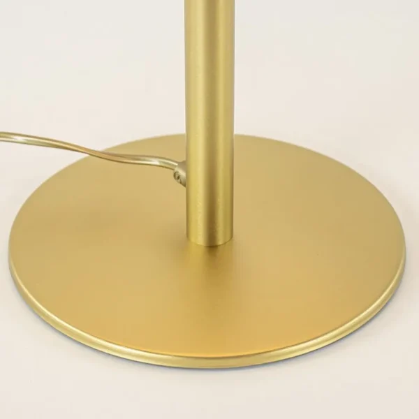 stijlvolle_tafellamp_mat__3.webp New Straluma Stijlvolle tafellamp mat goud met wit glas