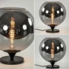 Cheap Straluma Stijlvolle tafellamp zwart met smoke/titanium glazen bol
