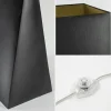 stijlvolle_vloerlamp_zwar_3.webp Best Sale Straluma Stijlvolle vloerlamp zwart keramiek met hoge kap