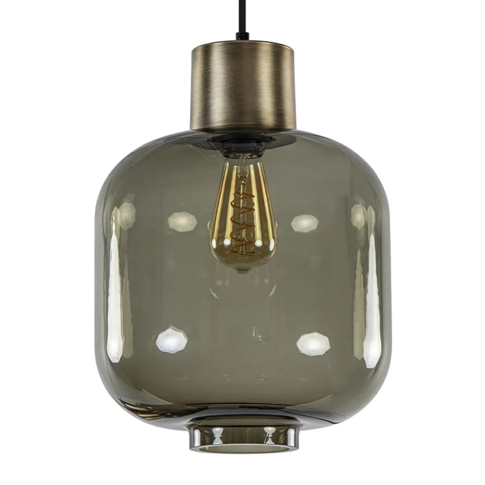stijvolle_hanglamp_smoke__0.webp Hot Straluma Stijvolle hanglamp smoke glas met bronzen fitting