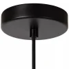 Cheap Straluma Stoere hanglamp zwart met mat zwart glas
