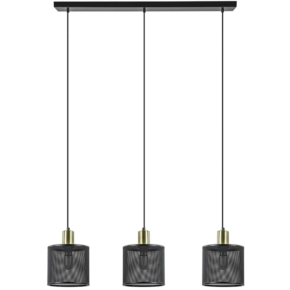 stoere_lichts_hanglamp_ma_0.webp Clearance Straluma Stoere 3-lichts hanglamp mat zwart met goud