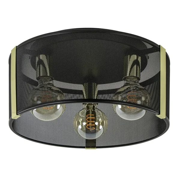 stoere_plafondlamp_zwart__0.webp New Straluma Stoere plafondlamp zwart met glossy goud