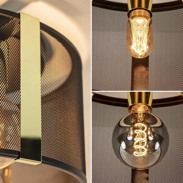 stoere_plafondlamp_zwart__3.webp New Straluma Stoere plafondlamp zwart met glossy goud