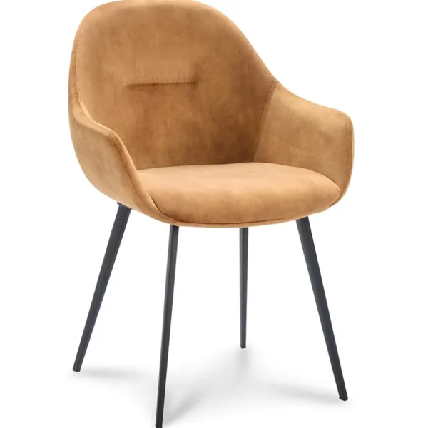 stoffen_armstoel_cognac_m_0.webp Online Straluma Stoffen armstoel cognac met zwarte pootjes