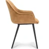 stoffen_armstoel_cognac_m_2.webp Online Straluma Stoffen armstoel cognac met zwarte pootjes