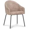 stoffen_armstoel_sand_met_0.webp Clearance Straluma Stoffen armstoel sand met smalle metalen poot