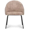 stoffen_armstoel_sand_met_1.webp Clearance Straluma Stoffen armstoel sand met smalle metalen poot