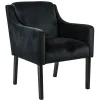 stoffen_armstoel_zwart_me_0.webp Store Straluma Stoffen armstoel zwart met zwarte poot