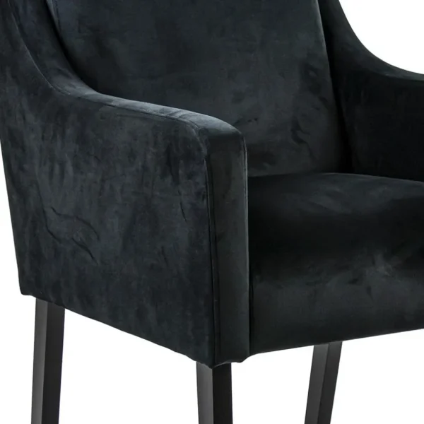stoffen_armstoel_zwart_me_3.webp Store Straluma Stoffen armstoel zwart met zwarte poot