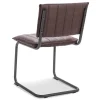 stoffen_eetkamerstoel_bru_2.webp New Straluma Stoffen eetkamerstoel bruin met gunmetal onderstel