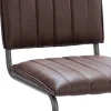 stoffen_eetkamerstoel_bru_3.webp New Straluma Stoffen eetkamerstoel bruin met gunmetal onderstel