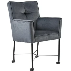 stoffen_eetkamerstoel_gri_0.webp Sale Straluma Stoffen eetkamerstoel grijs/blauw op wieltjes