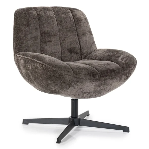 stoffen_fauteuil_derby_br_0.webp Cheap Straluma Stoffen fauteuil Derby bruin draaibaar