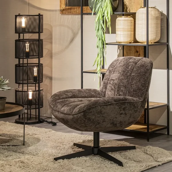 stoffen_fauteuil_derby_br_4.webp Cheap Straluma Stoffen fauteuil Derby bruin draaibaar