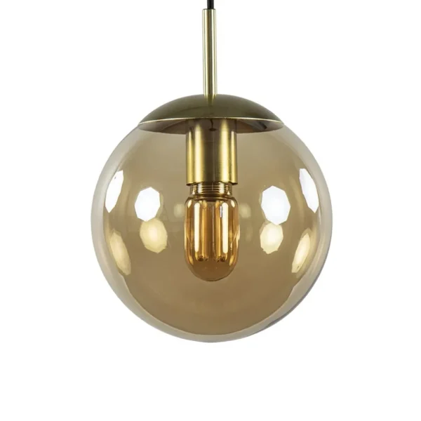 strak_klassieke_hanglamp__0-2.webp Cheap Straluma Strak klassieke hanglamp amber glas met messing 20 cm