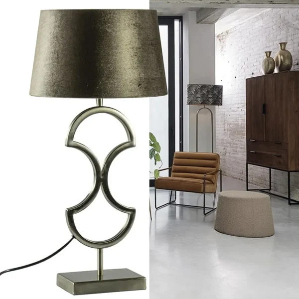 Clearance Straluma Strak klassieke lampvoet Riava licht goud