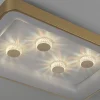 strak_klassieke_led_plafo_3-1.webp Sale Straluma Strak klassieke LED plafondlamp goud met kristaleffect