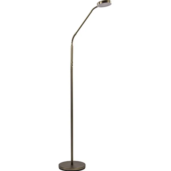 New Straluma Strak klassieke leeslamp brons dimbaar