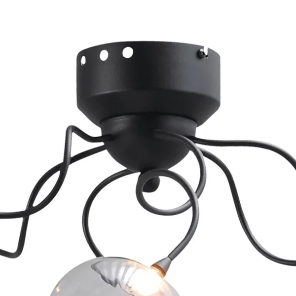 Fashion Straluma Strak klassieke plafondlamp LED met helder glas