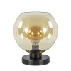 strak_klassieke_tafellamp_0-2.webp Store Straluma Strak klassieke tafellamp zwart met amber glas