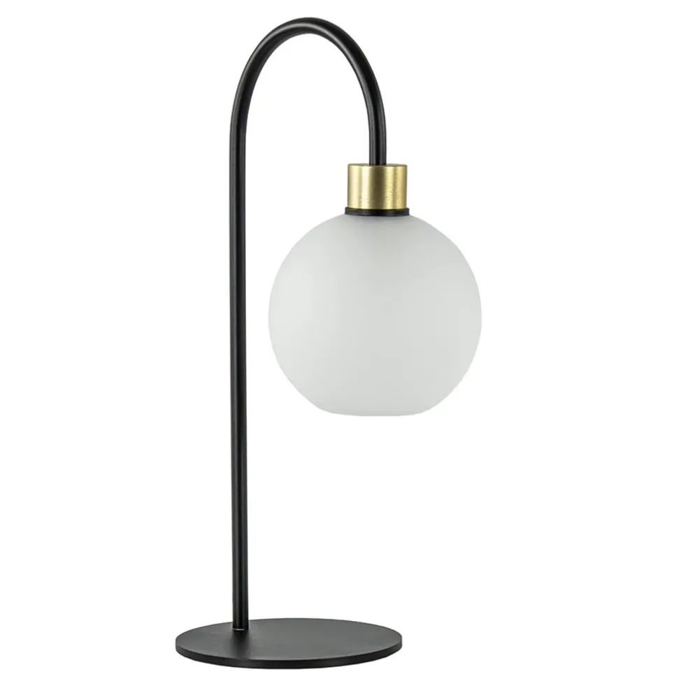 strak_klassieke_tafellamp_0-3.webp New Straluma Strak klassieke tafellamp zwart met opaal glas