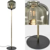 strak_klassieke_vloerlamp_1.webp Flash Sale Straluma Strak klassieke vloerlamp brons met zwart en smoke glas