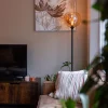 strak_klassieke_vloerlamp_4-1.webp Shop Straluma Strak klassieke vloerlamp zwart met amber glas 30 cm
