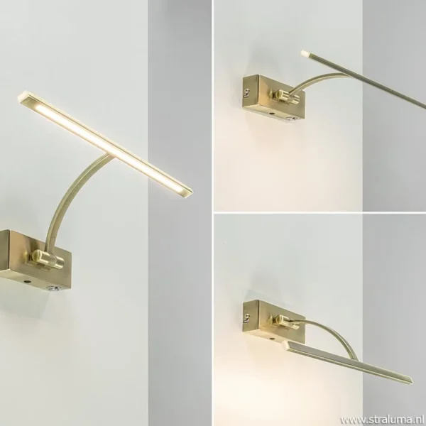 strak_klassieke_wandlamp__3.webp Outlet Straluma Strak klassieke wandlamp brons dimbaar LED