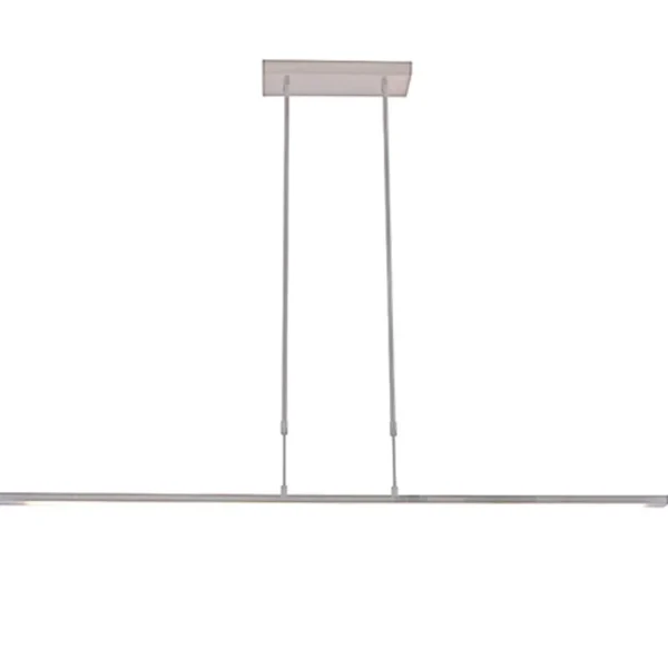 strakke_hanglamp_led_staa_0.webp Sale Straluma Strakke hanglamp LED staal incl. dimmer