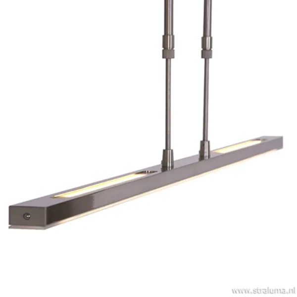 strakke_hanglamp_led_staa_3.webp Sale Straluma Strakke hanglamp LED staal incl. dimmer