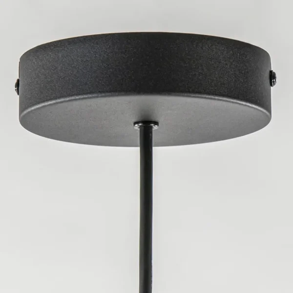 strakke_ronde_hanglamp_ko_3.webp Best Straluma Strakke ronde hanglamp koepel mat zwart 38 cm