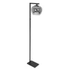 strakke_vloerlamp_zwart_m_0.webp Best Sale Straluma Strakke vloerlamp zwart met smoke glazen kap