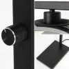 strakke_vloerlamp_zwart_m_3.webp Best Sale Straluma Strakke vloerlamp zwart met smoke glazen kap