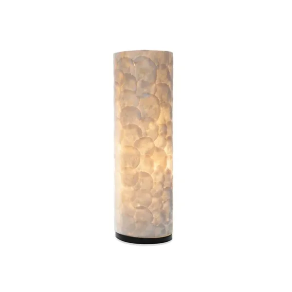 tafellamp__cm_cilinder_cr_1.webp Cheap Straluma Tafellamp 40 cm cilinder creme schelpen