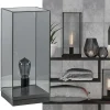 Online Straluma Tafellamp Askjer mat zwart met smoke glas