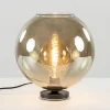Sale Straluma Tafellamp Bella zwart + smoke glas 30cm