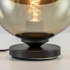 Cheap Straluma Tafellamp Bella zwart + smoke glas 20cm