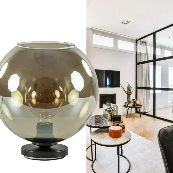 tafellamp_bella_zwart__sm_4.webp Shop Straluma Tafellamp Bella zwart + smoke glas 25cm