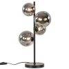 New Straluma Tafellamp Calcio 4l zwart + smoke glas