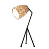 tafellamp_driepoot_zwarts_1.webp Clearance Straluma Tafellamp driepoot zwart/schelpen gold