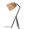 tafellamp_driepoot_zwarts_2.webp Clearance Straluma Tafellamp driepoot zwart/schelpen gold