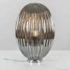 tafellamp_egg_rib_smoke_g_1.webp Shop Straluma Tafellamp Egg Rib smoke glas