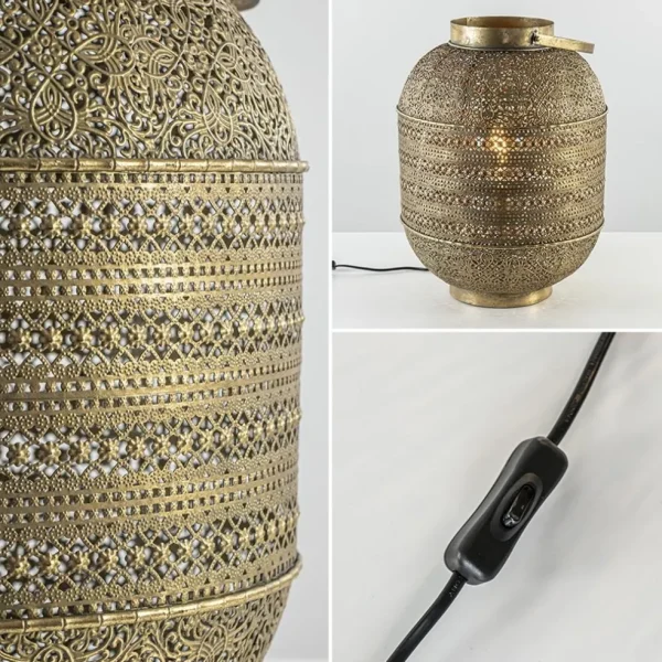Sale Straluma Tafellamp lantaarn goud groot Oriental