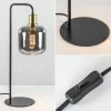 Best Sale Straluma Tafellamp Lekar zwart/brons met smoke glazen kap