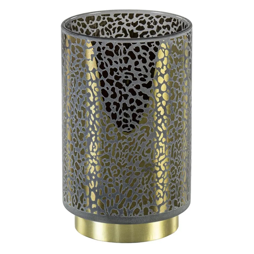 tafellamp_leopard_op_batt_0.webp Discount Straluma Tafellamp Leopard op batterij donker grijs met goud