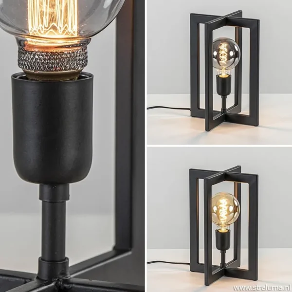 tafellamp_mace_cm_zwart_3.webp Best Sale Straluma Tafellamp Mace 30cm zwart