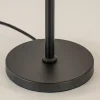Hot Straluma Tafellamp mat zwart met wit glas hoog
