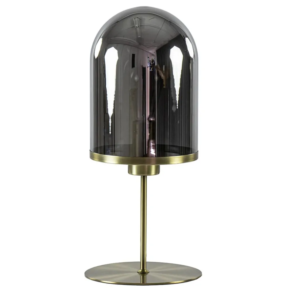 tafellamp_maverick_antiek_0.webp Online Straluma Tafellamp Maverick antiek brons met smoke glas