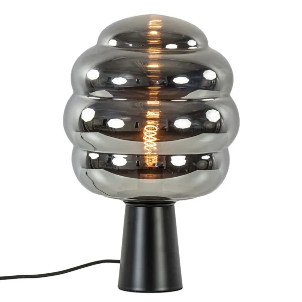 tafellamp_misty_zwart__ti_1.webp Flash Sale Straluma Tafellamp Misty zwart + titanium glas